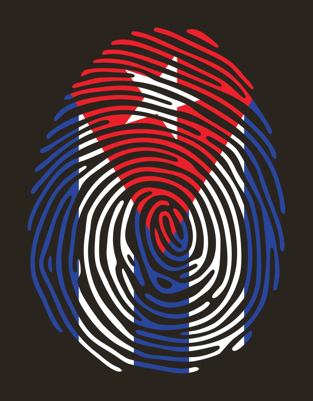 Detailed Fingerprint Swirl Pattern spiraling lines black white contrast preview thumbnail