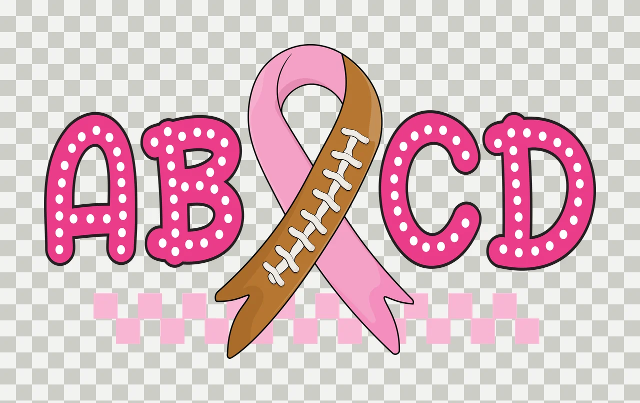Abcd Black Awareness Ribbon With Letters And Checkered pattern transparency and detail preview thumbnail