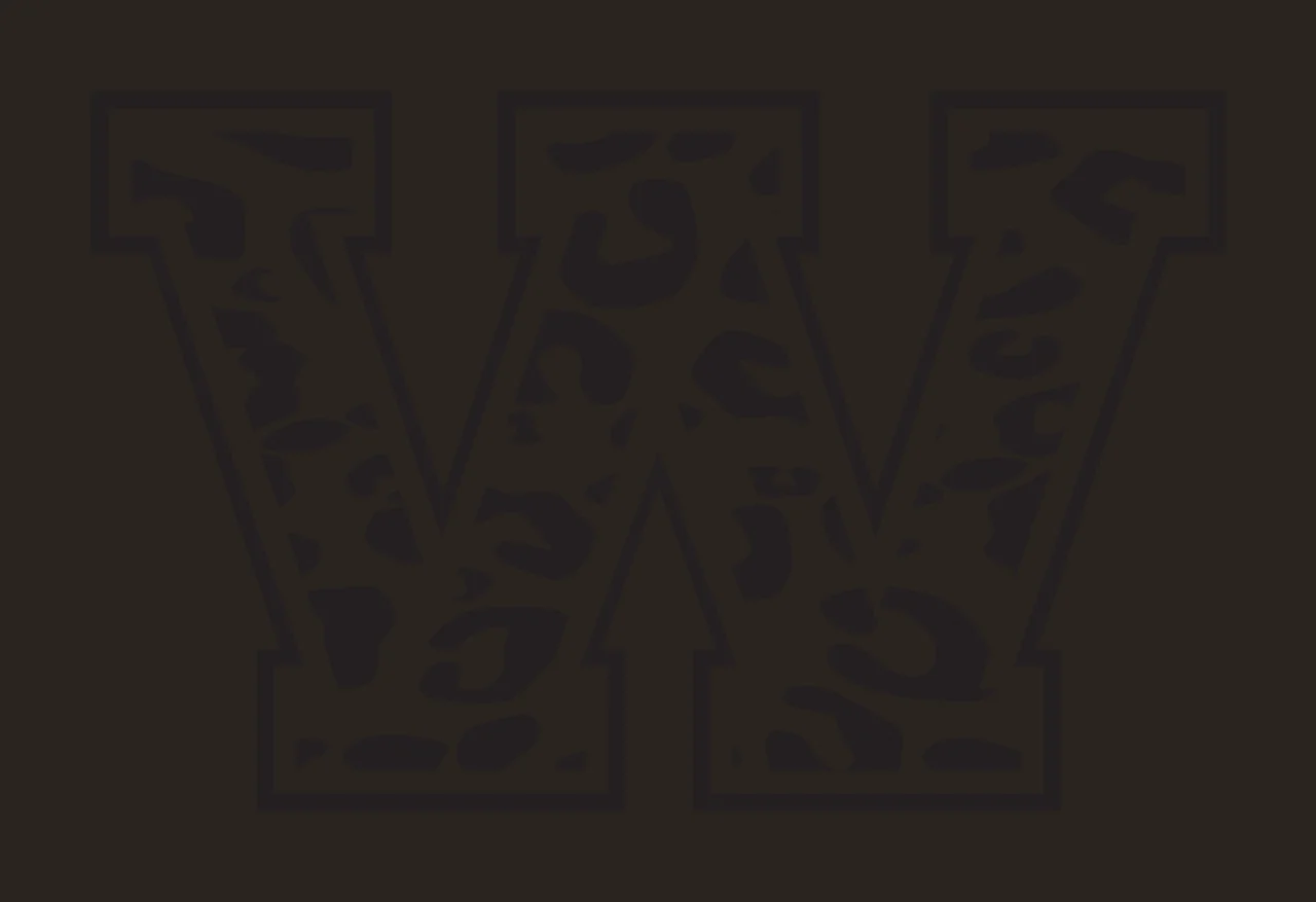 Black Varsity Half Font Leopard Character 14 print animal cheetah contrast preview thumbnail