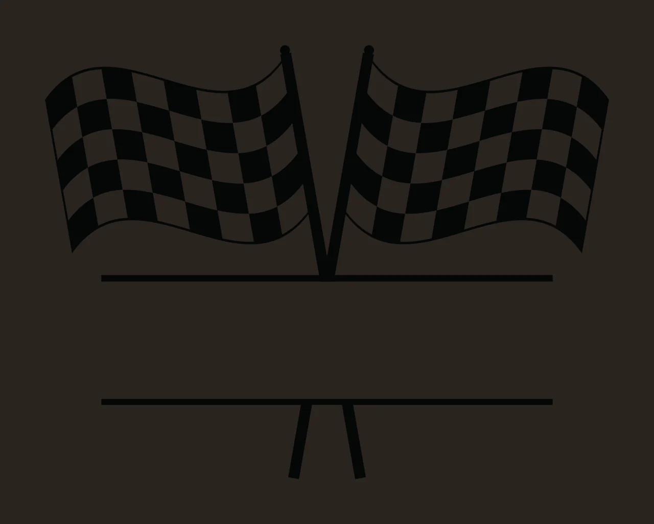 Can Glass Wrap Racing Flags Waving With Checkered contrast preview thumbnail