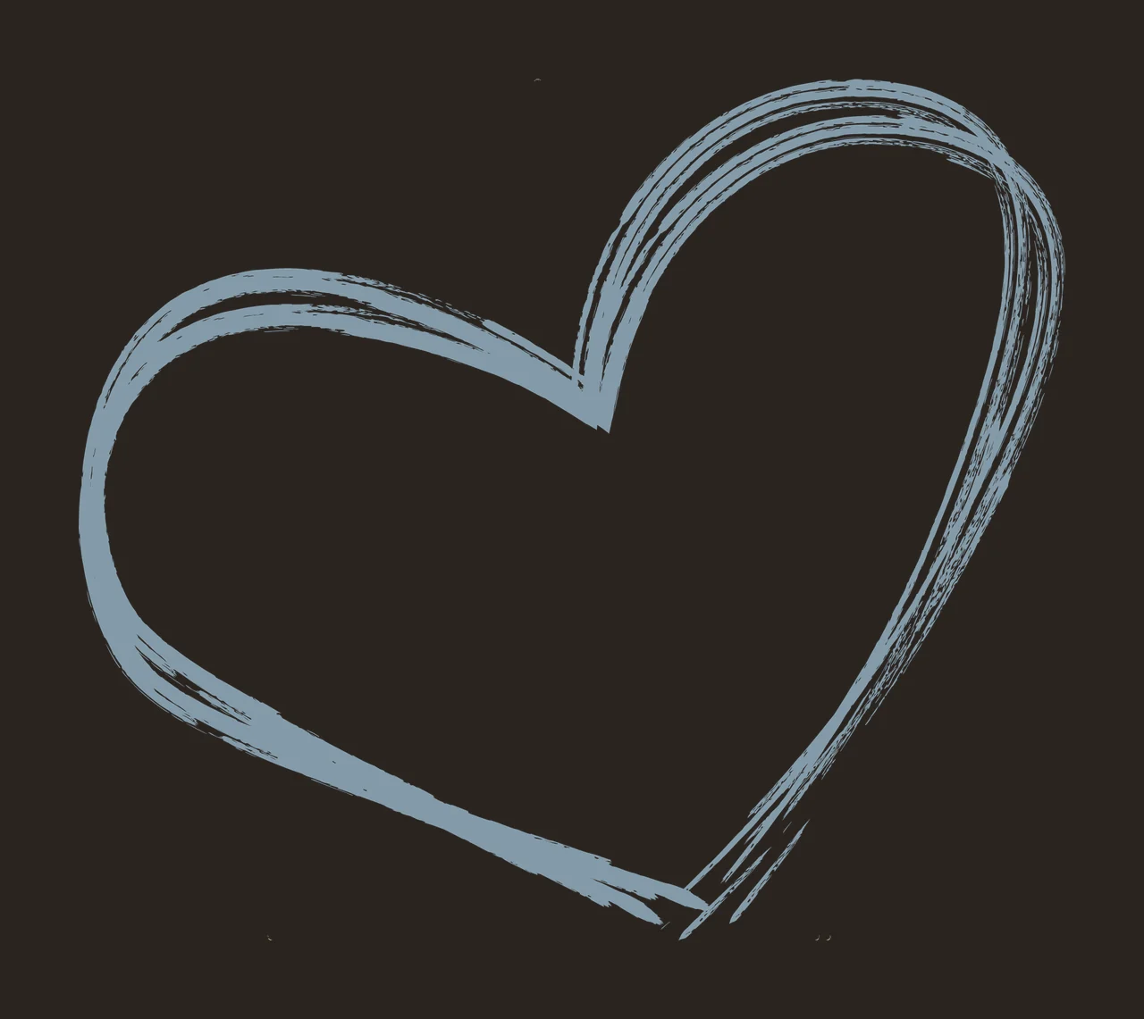 Hand Drawn Sketch Heart Line Drawing sketching black white contrast preview thumbnail