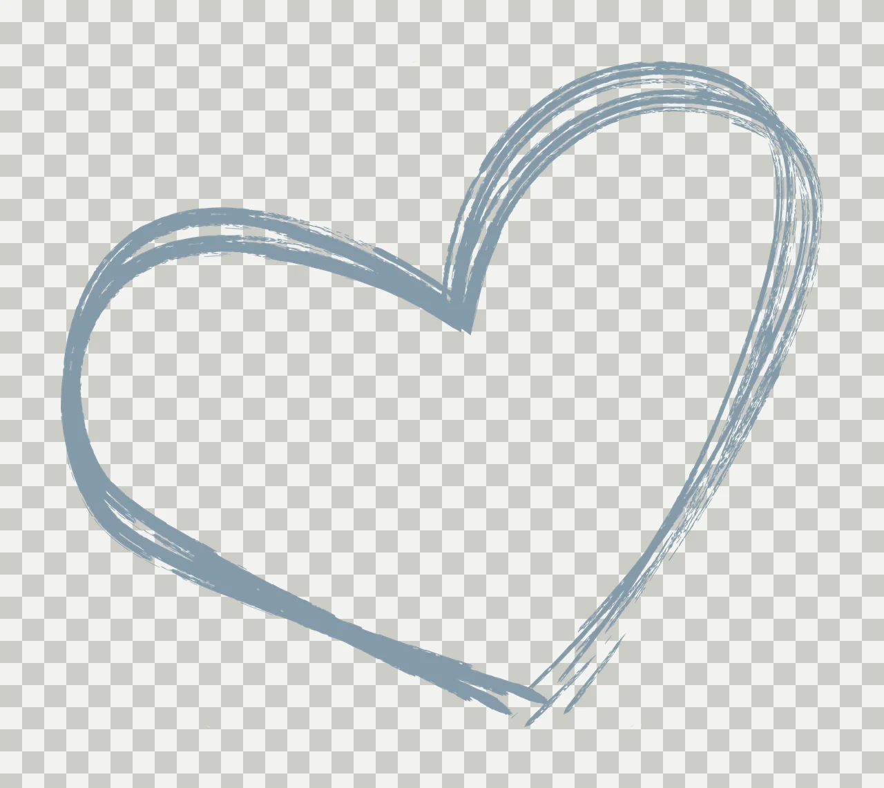 Hand Drawn Sketch Heart Line Drawing sketching black white transparency and detail preview thumbnail