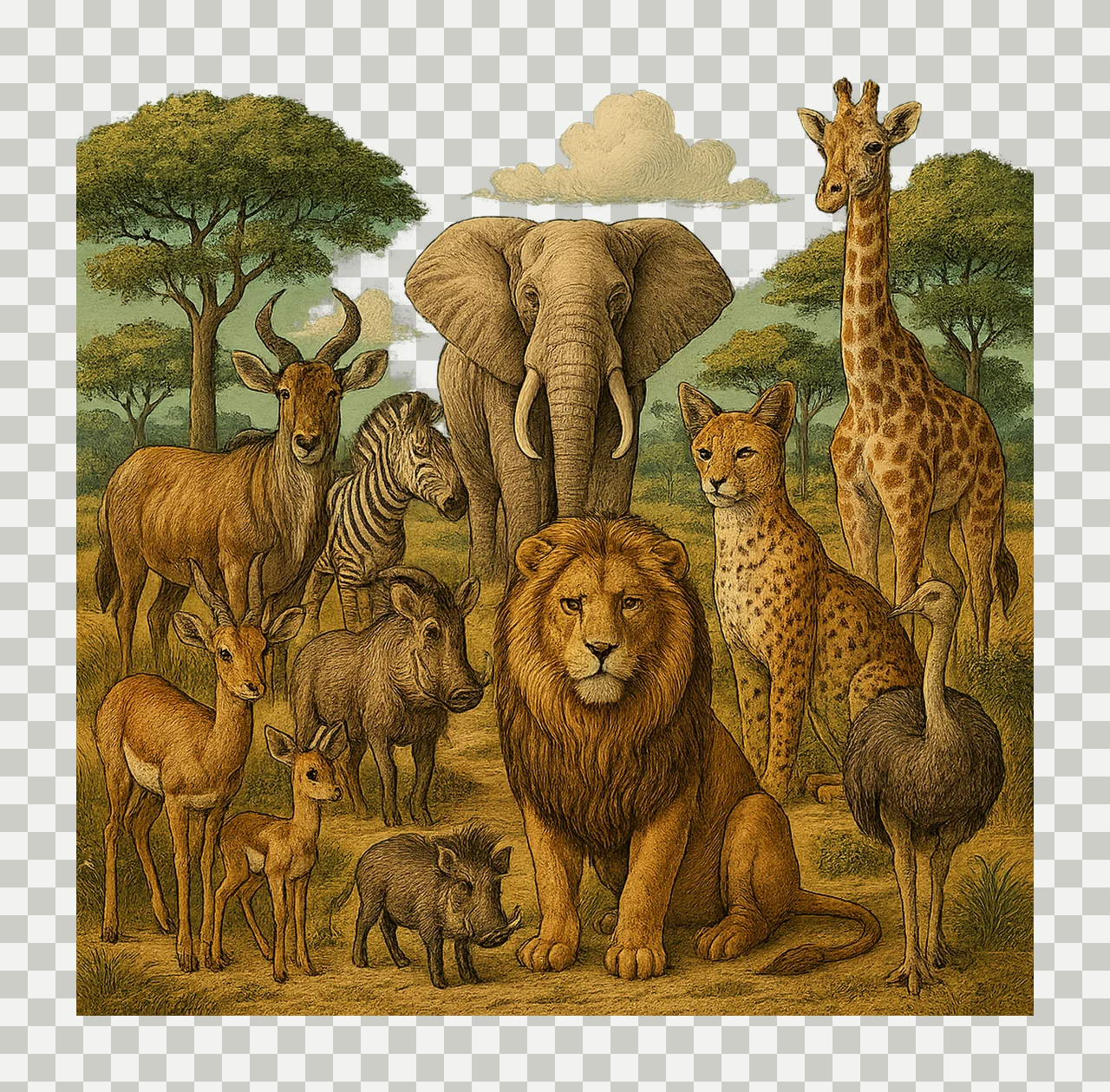 Safari sublimation design 20oz skinny tumbler wrap zoo transparency and detail preview thumbnail