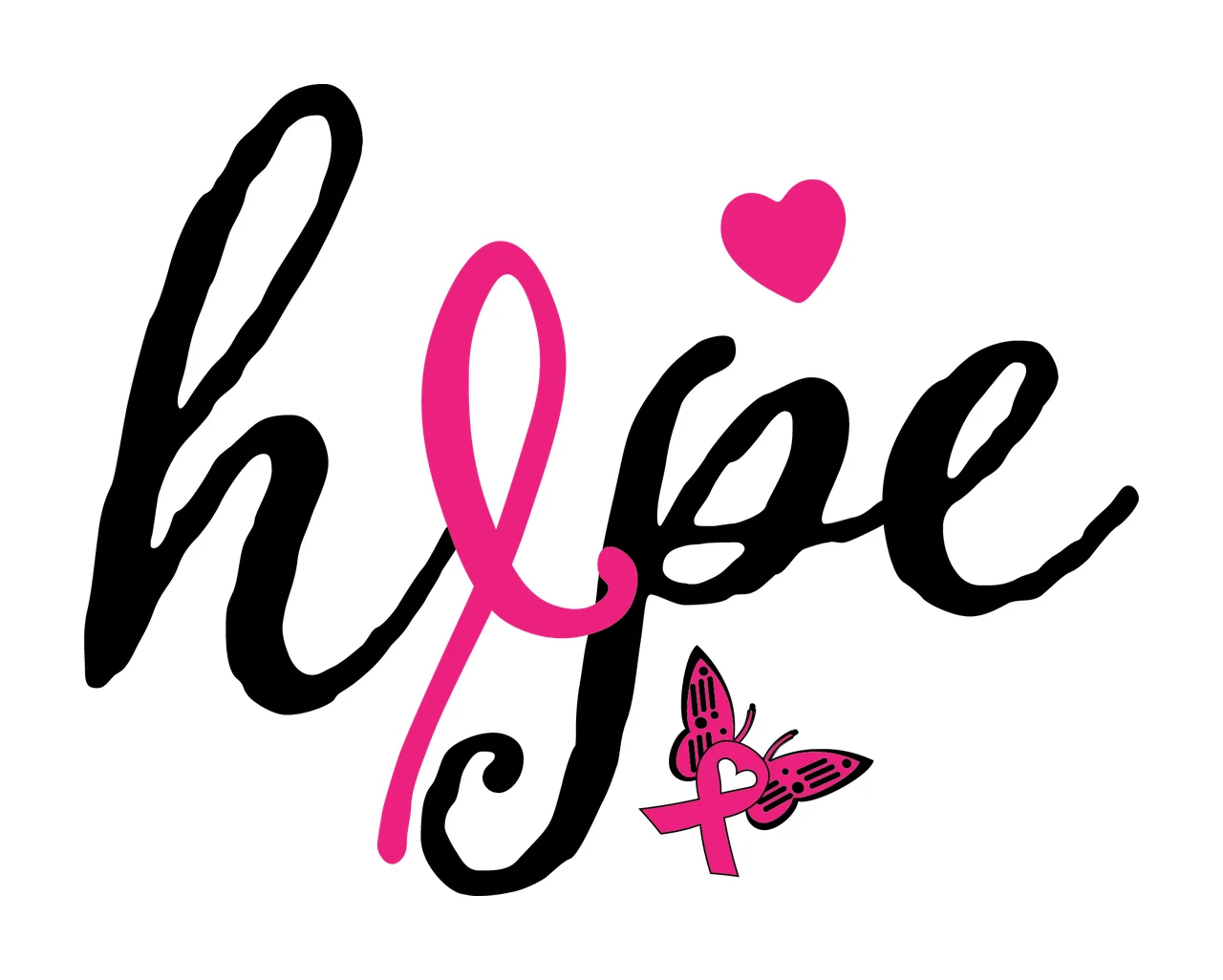 Can Glass Wrap Hope Text Decorated With Ribbon