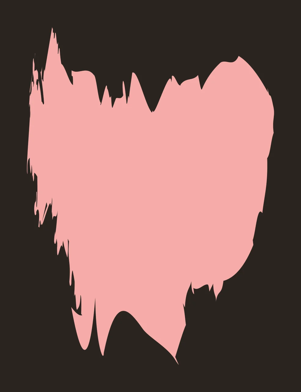 Keychain Rough Black Paint Brush Stroke painted splatter texture contrast preview thumbnail