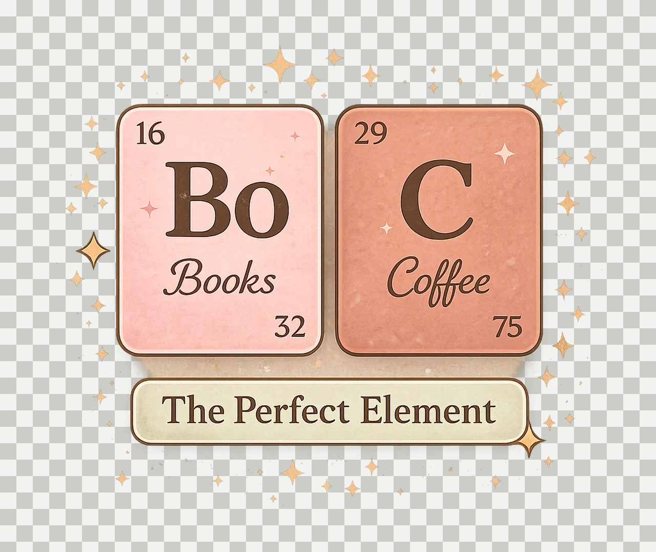 Books and Coffee The Perfect Element Sublimation Cozy Reader transparency and detail preview thumbnail