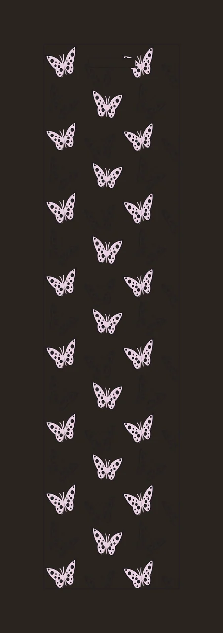 Patterned Butterfly Vertical Column Butterflies Flying Pattern contrast preview thumbnail