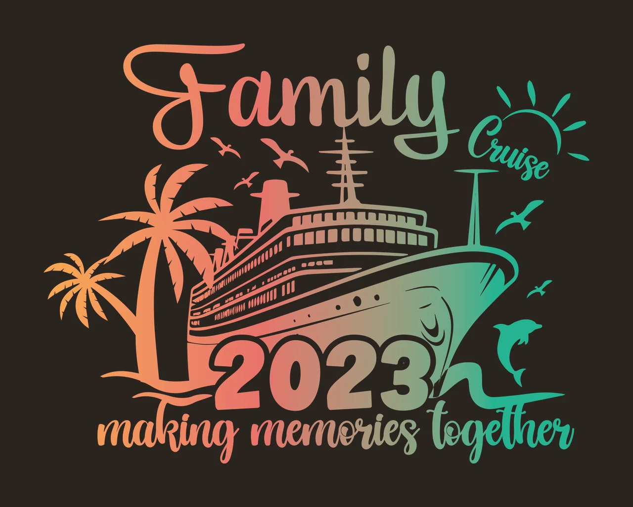 Family Illustration matching together relatives reunion Variation contrast preview thumbnail