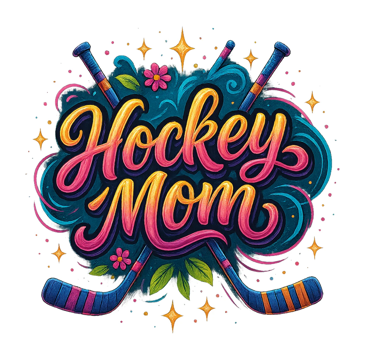 Hockey Mom Sports Mom Sublimation Design Game Day Sport