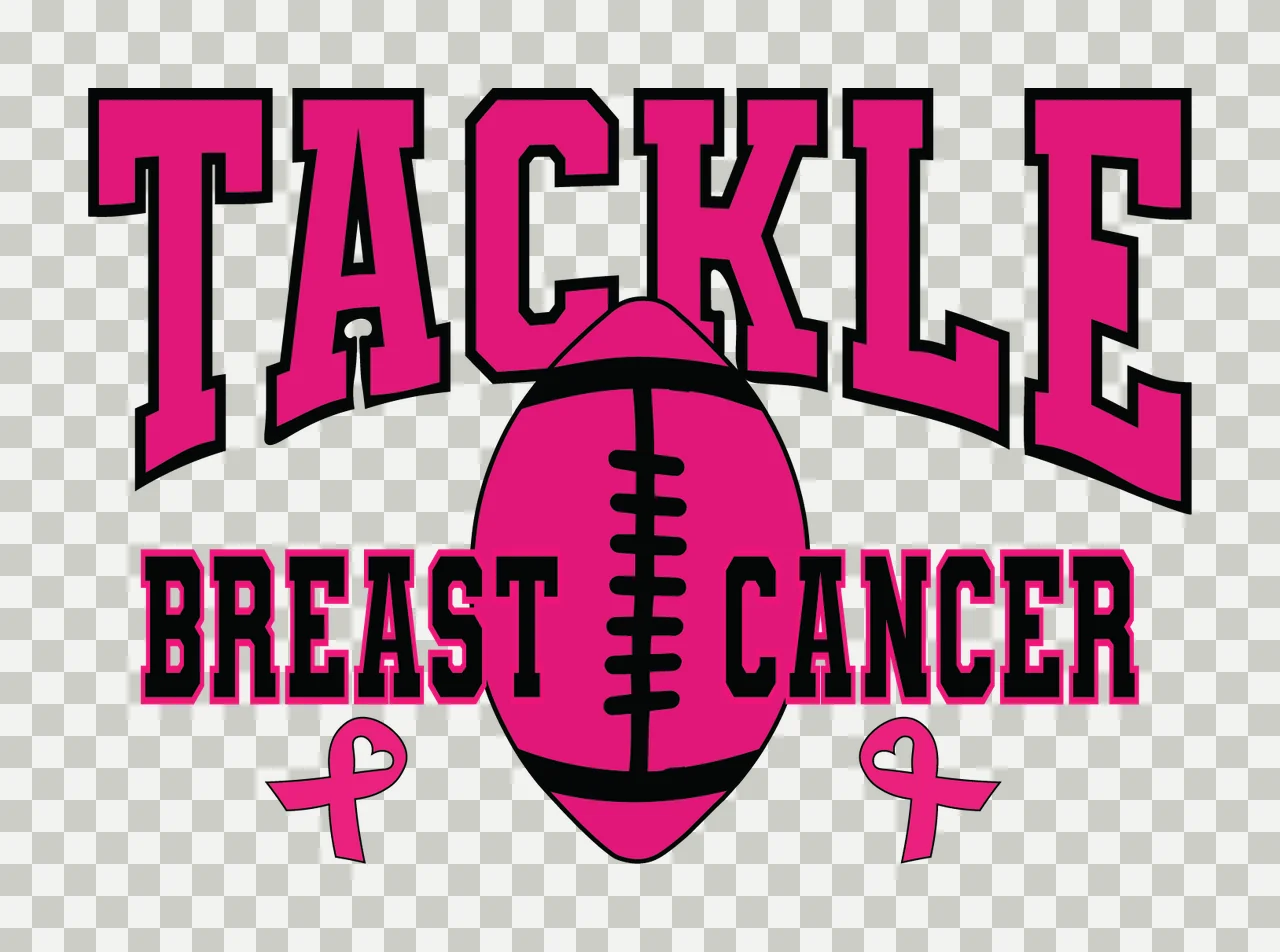 Can Glass Wrap Tackle Breast Cancer Football transparency and detail preview thumbnail