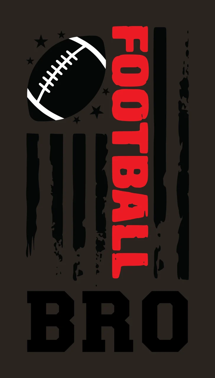 Football Bro Flag Graphic Design and sport labelling stars contrast preview thumbnail