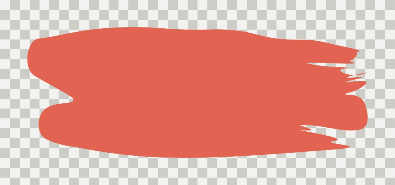 Paint Brush Black Horizontal Stroke brushed silhouette plain transparency and detail preview thumbnail