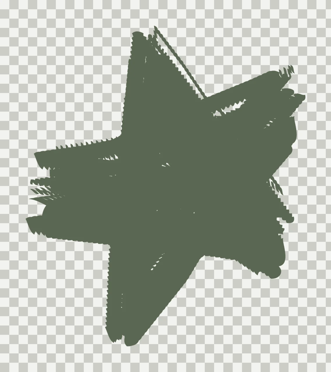 Paint Black Star Shape Stroke grunge texture 78 F16 brush transparency and detail preview thumbnail
