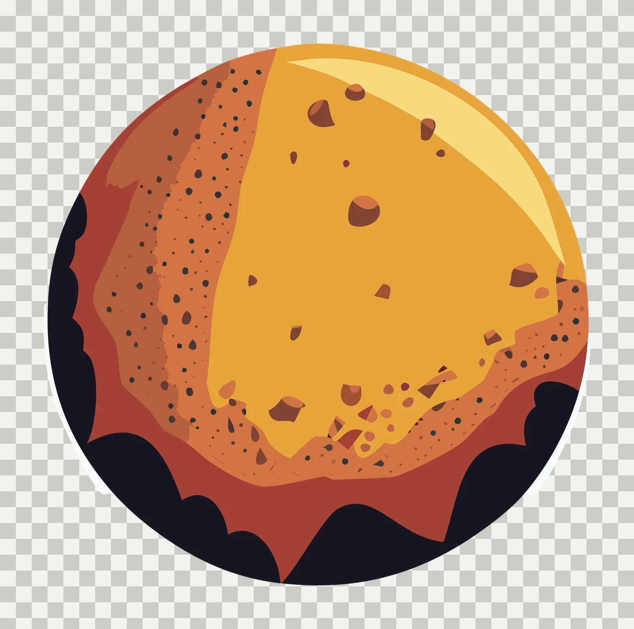 Abstract Circular Black Line Art circle enclosing patterns transparency and detail preview thumbnail