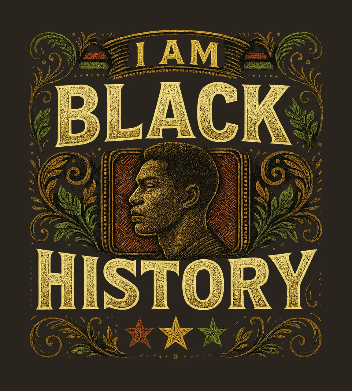 Black History Month Artwork African American Heritage Design contrast preview thumbnail