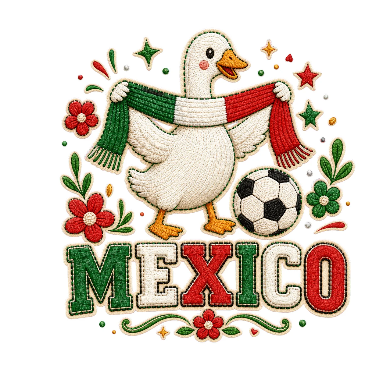 Mexico Soccer Goose sublimation instant shirt Variation B