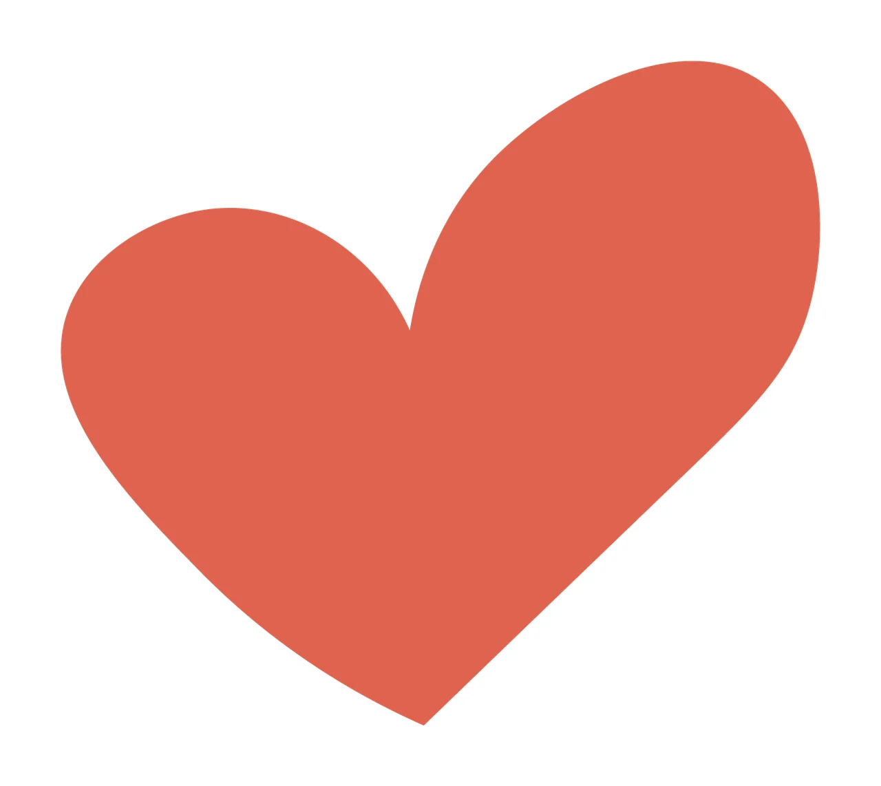 Solid Black Tilted Heart Symbol silhouette shape love romance