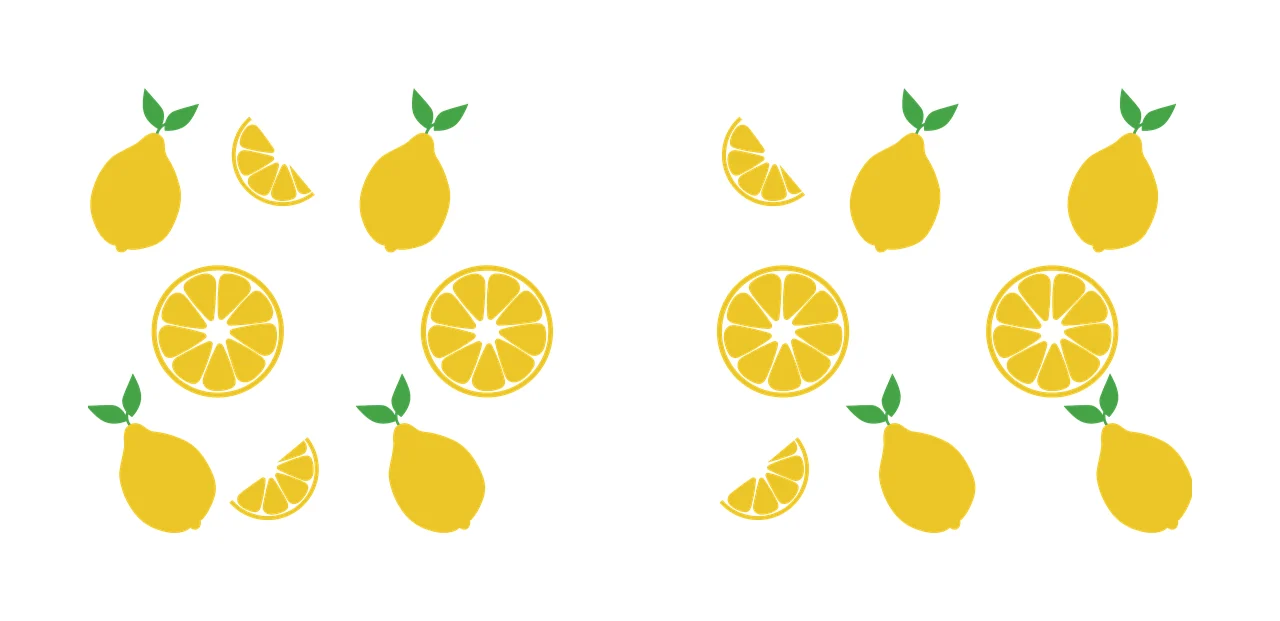 Can Glass Wrap Black Citrus Fruit Slice Pattern slices repeating