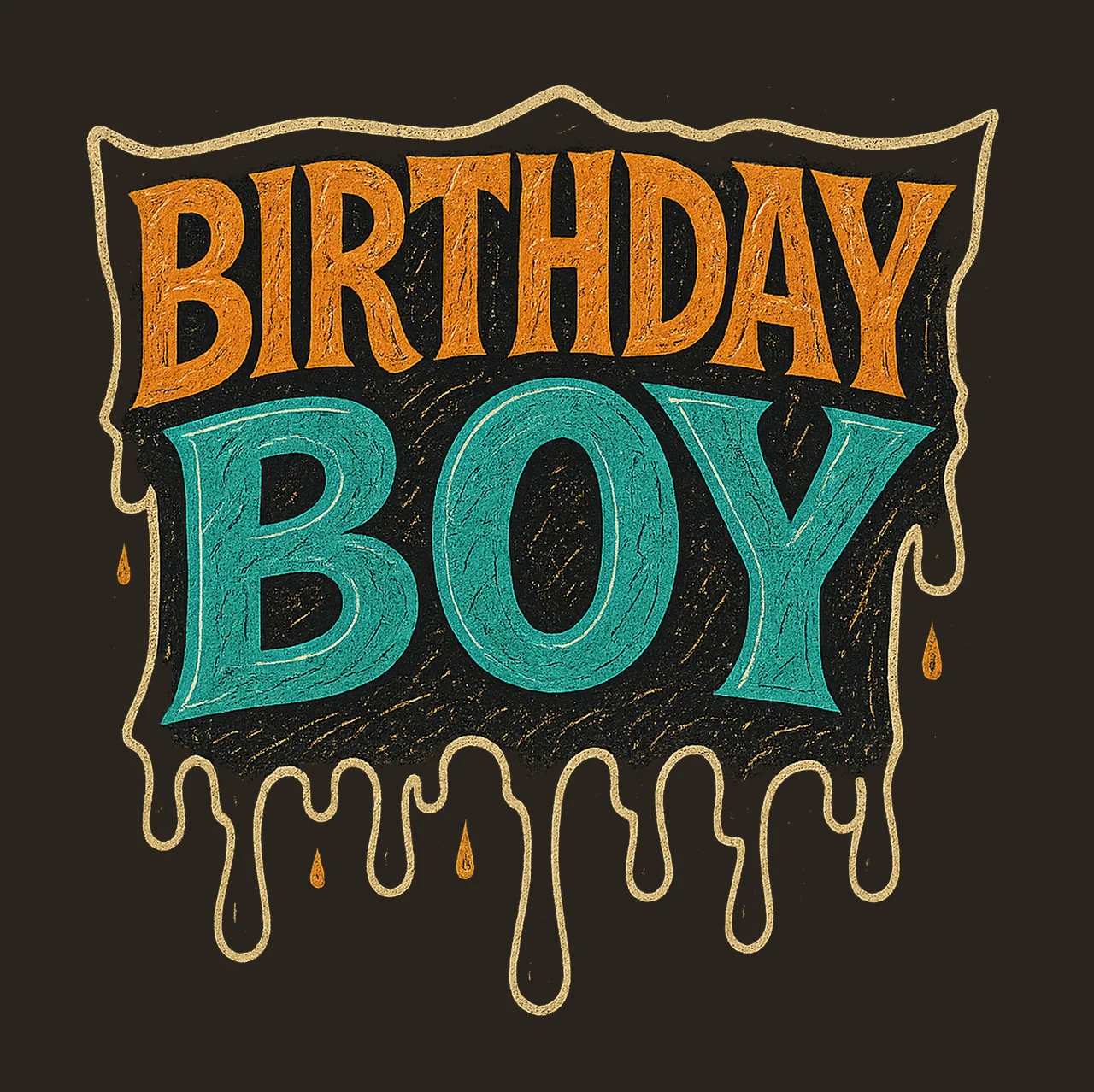 Birthday Boy Celebration Happy Birthday Party Design Child contrast preview thumbnail