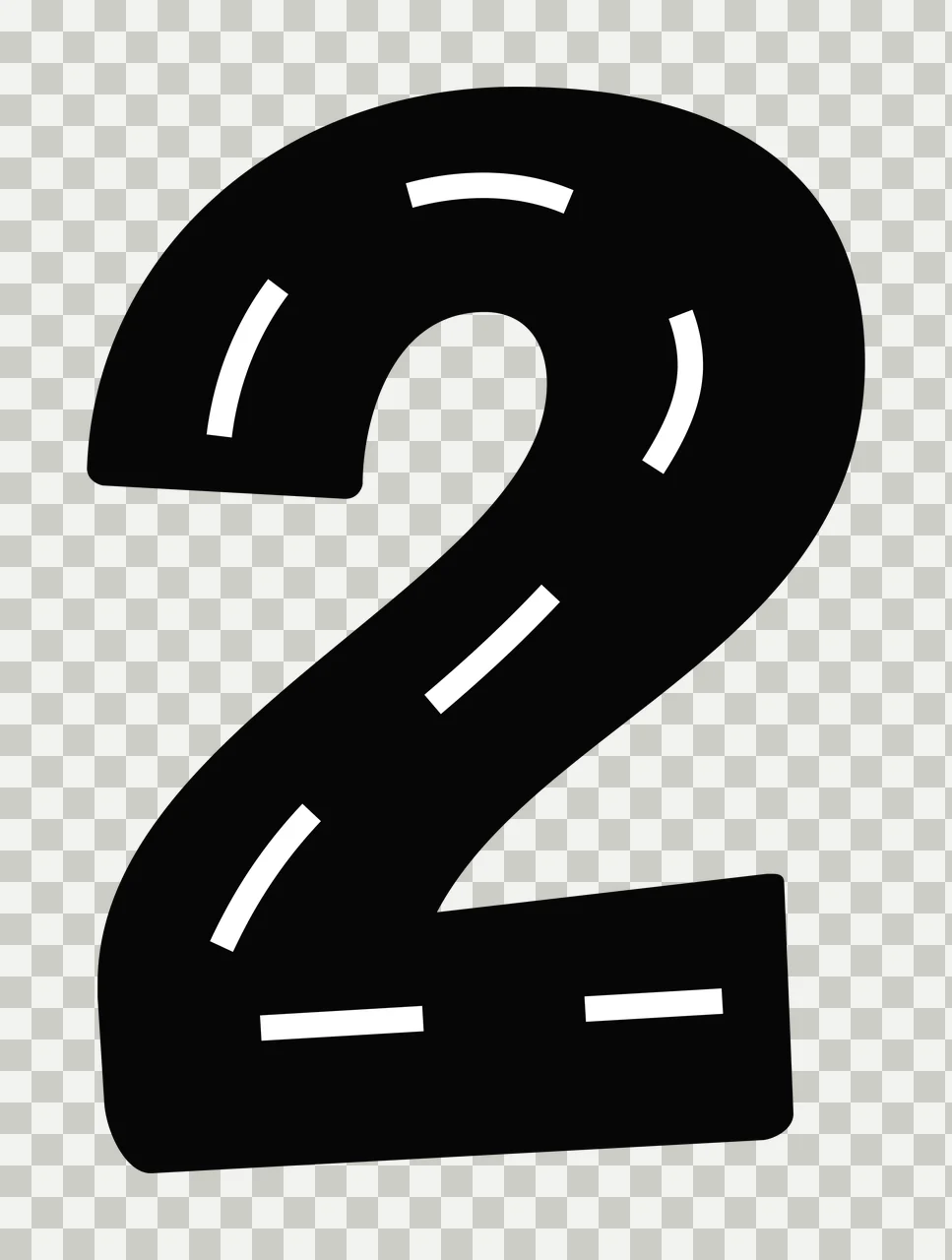 Race Track Font Character 20 racing checkered flag speedway transparency and detail preview thumbnail