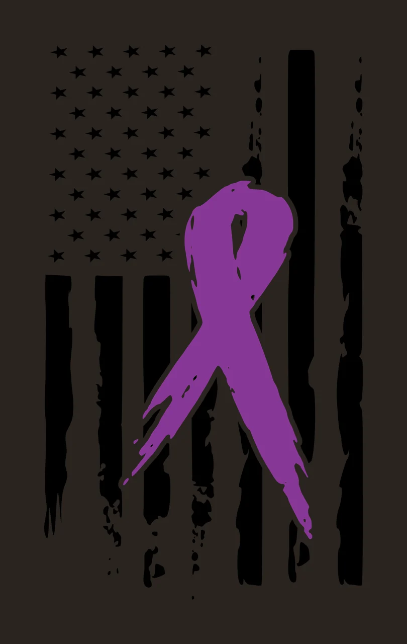 Distressed Ribbon American Flag Illustration incorporating contrast preview thumbnail