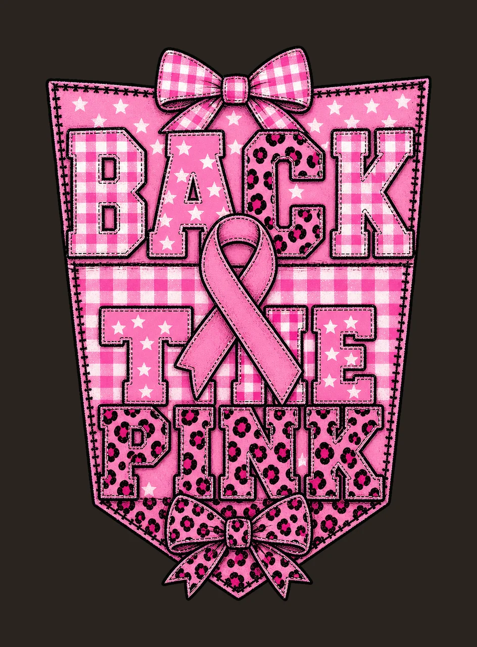 Breast Cancer Fight Cancer Sublimation Design Variation C contrast preview thumbnail