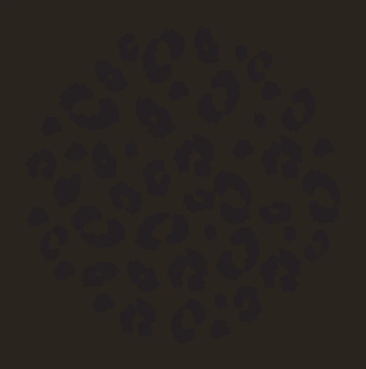 Leopard print pattern Illustration with black leopard spots and white background contrast preview thumbnail