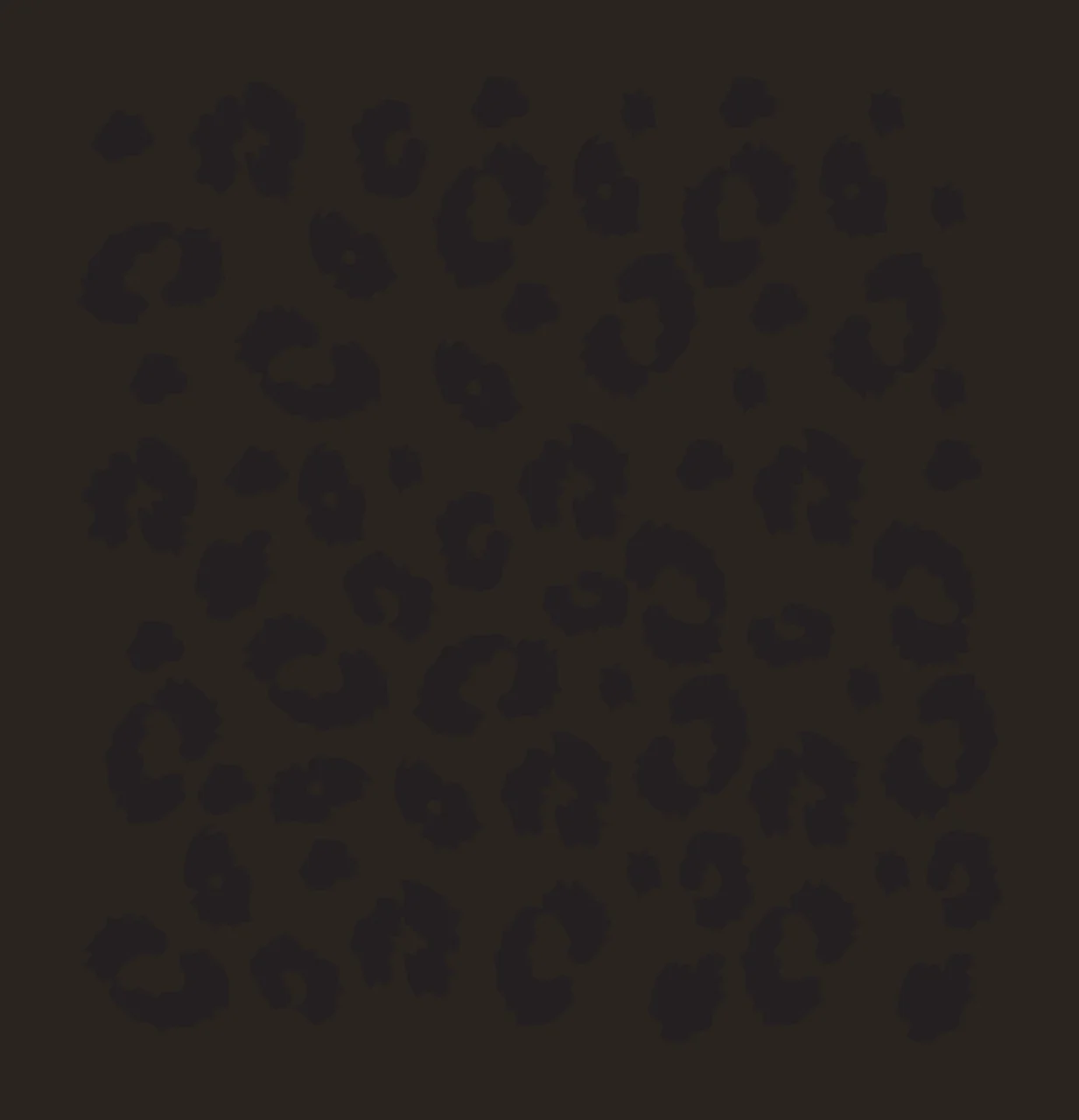 Leopard spot pattern Illustration with black leopard spots and white background contrast preview thumbnail