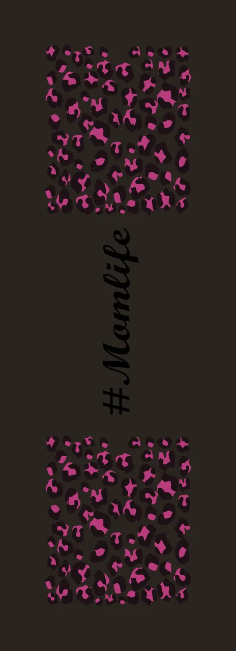 Text With Leopard Print Borders pattern spots black white spot contrast preview thumbnail