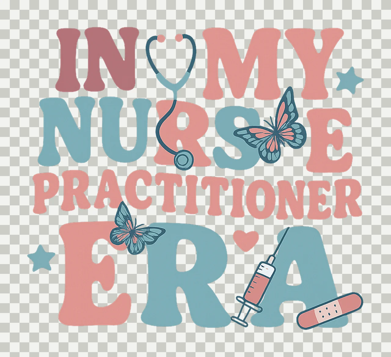 Personalized Nurse Practitioner Shirt Custom NP Nurse Shirt transparency and detail preview thumbnail