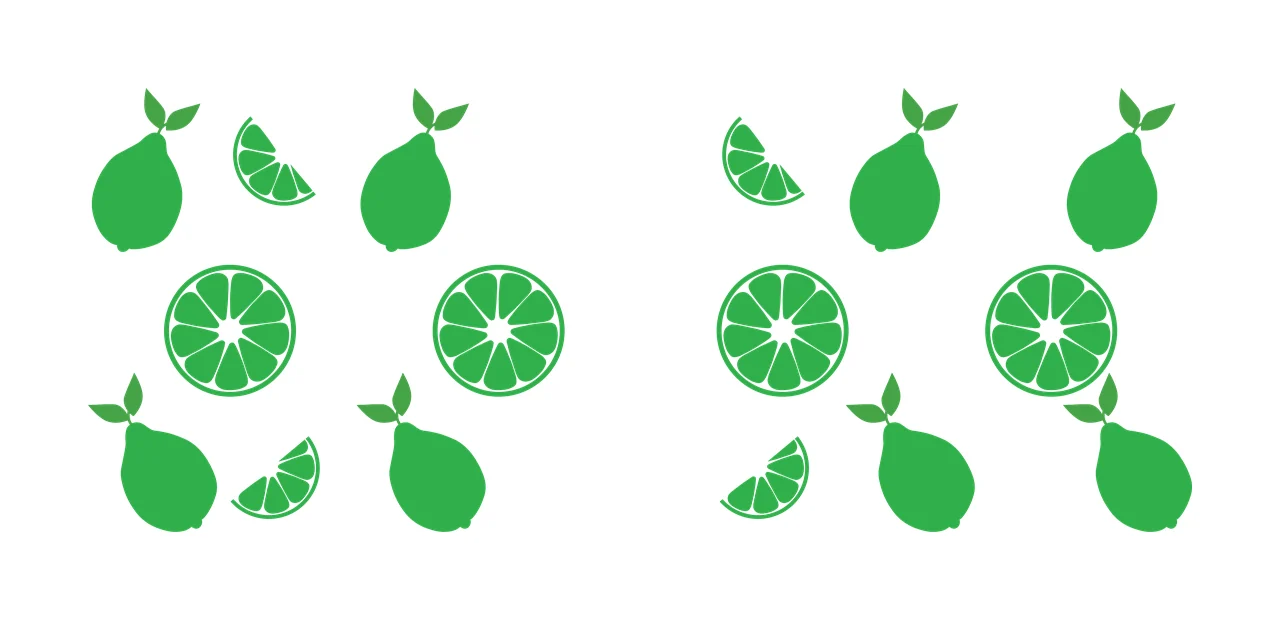Can Glass Wrap Citrus Fruit Pattern Black Silhouettes lemons