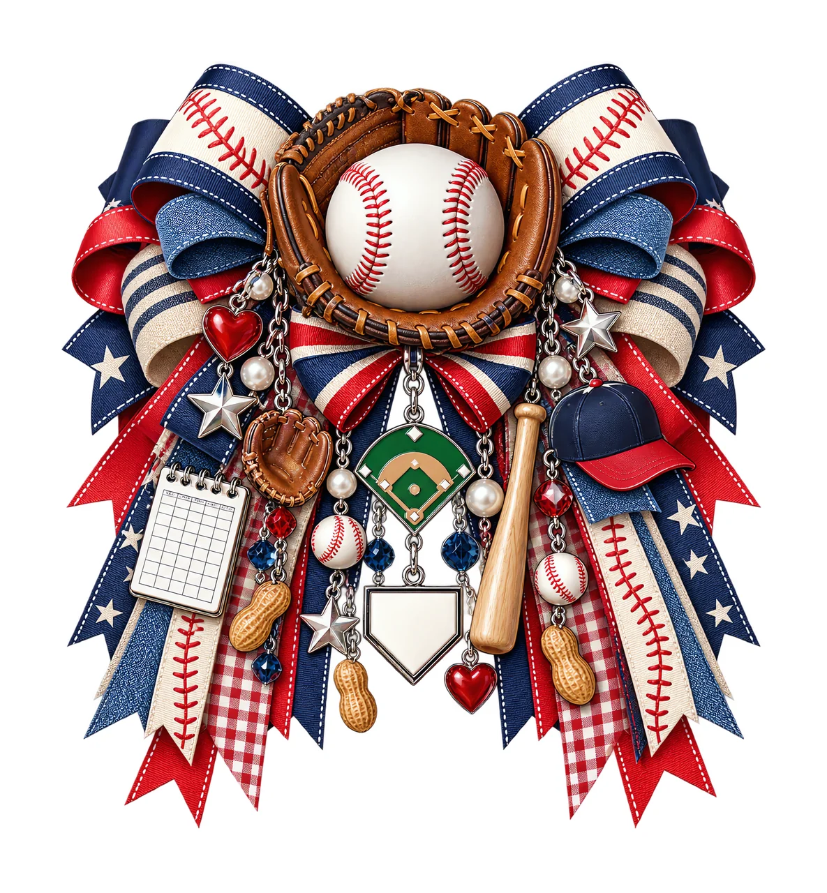 Baseball PNG, Baseball and Glove Coquette Bow, No Text Sublimation Clipart, Transparent Digital Download