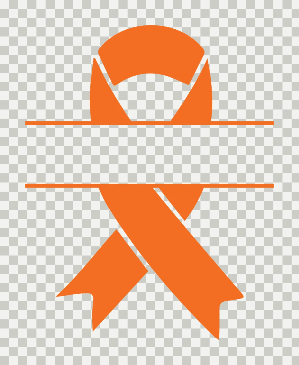 Awareness Black Ribbon With A Central Horizontal Rectangular banner transparency and detail preview thumbnail
