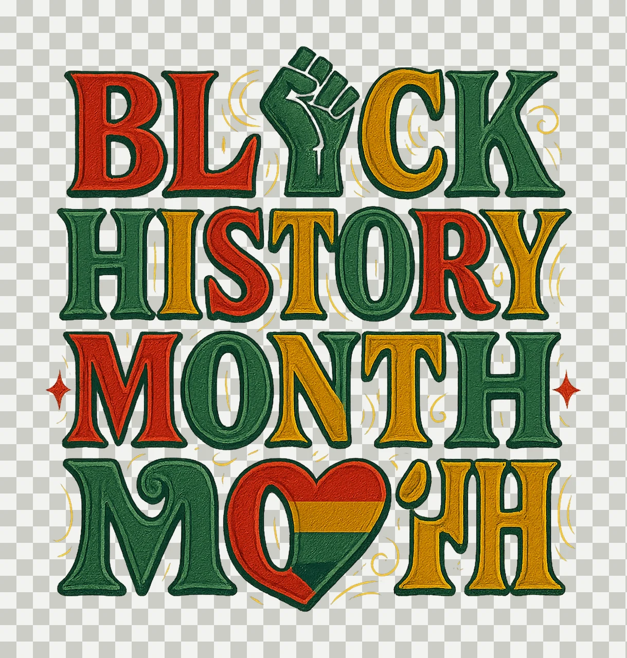 In My Black History Month Era African Leader Design Black transparency and detail preview thumbnail