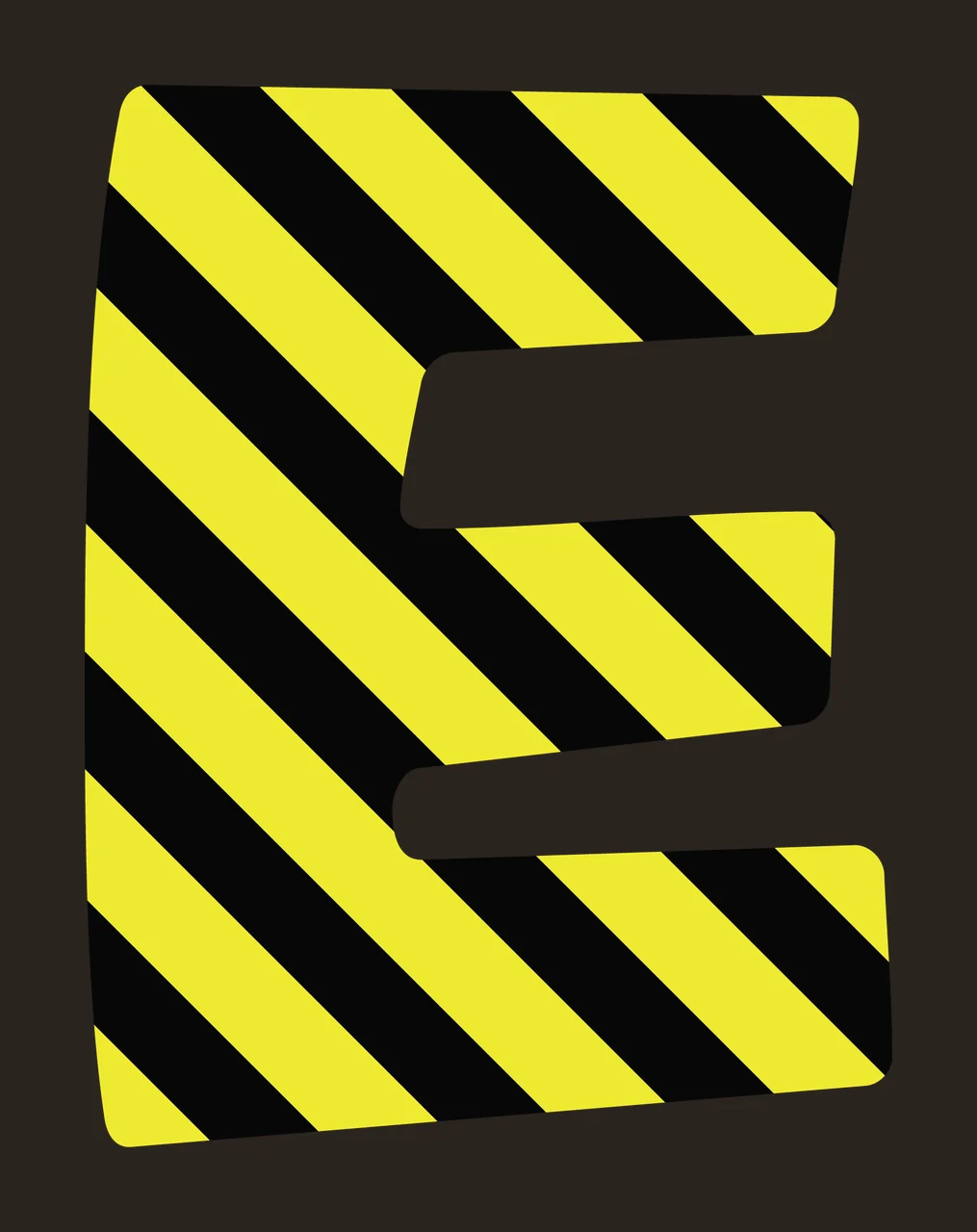 Construction Font Character 29 scalable logo design icon contrast preview thumbnail