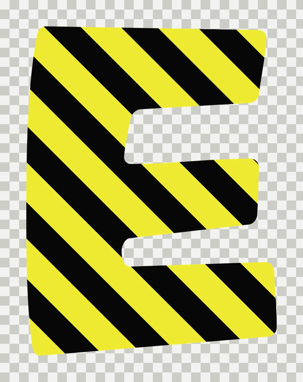 Construction Font Character 29 scalable logo design icon transparency and detail preview thumbnail