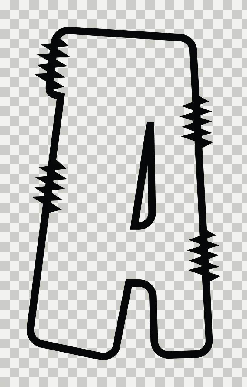 Letters Doodle Character 36 hand drawn sketch whimsical scalable transparency and detail preview thumbnail