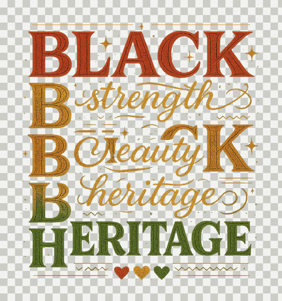 Black History Black History Month Sublimation Design African transparency and detail preview thumbnail