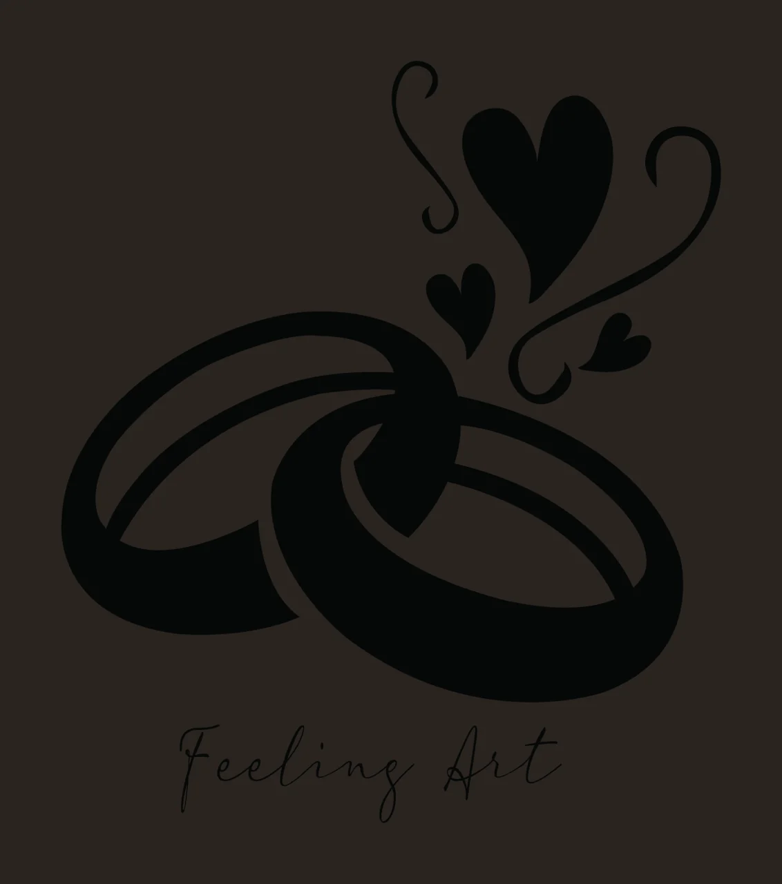 Wedding Rings With Marriage And Jewelry In Black contrast preview thumbnail