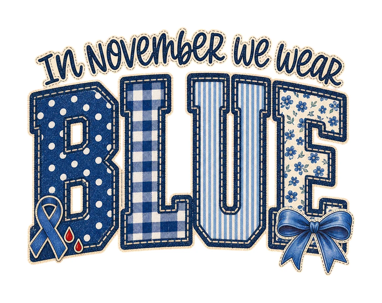 In November We Wear Blue Diabetes Awareness bundle 03