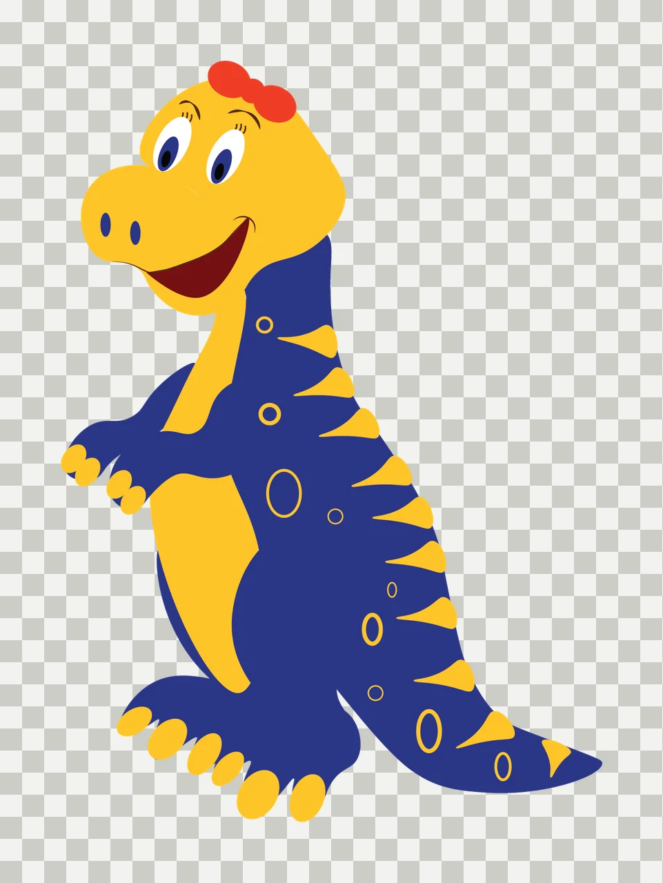 Dinosaur Silhouette In Black Profile standing white cartoon transparency and detail preview thumbnail