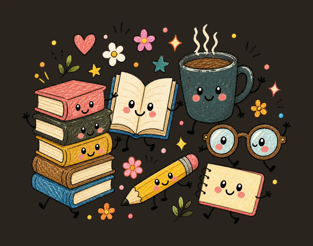 book lovers day 04 cozy crayon sublimation instant shirt contrast preview thumbnail