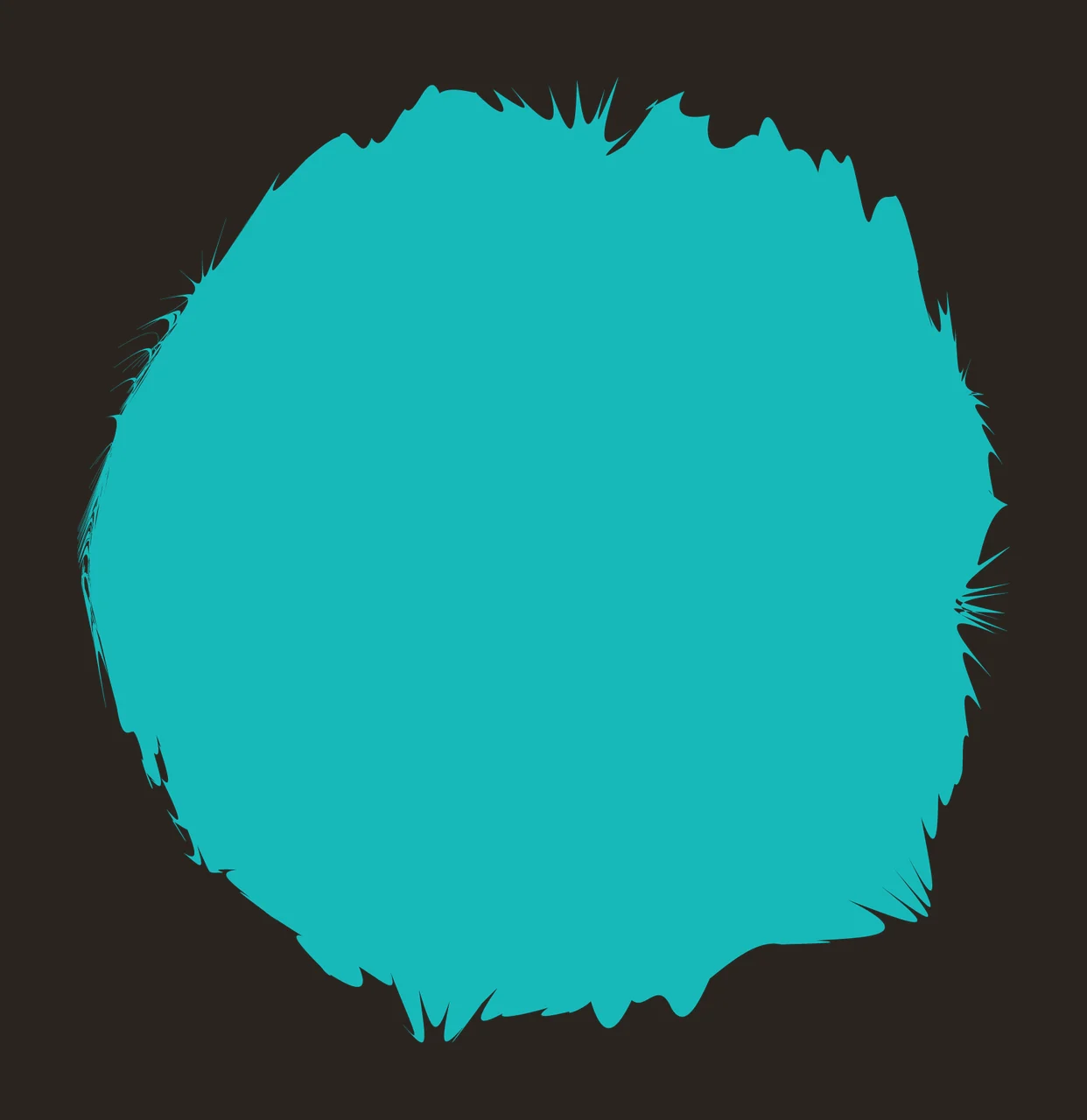 Brush Black Circle With Rough Textured Edges texture round contrast preview thumbnail