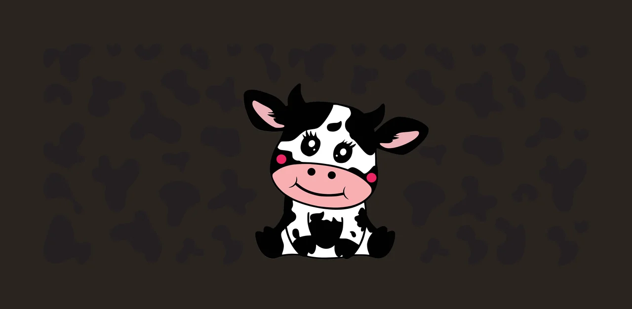 Can Glass Wrap Small Calf Silhouette With Spotted sitting spot contrast preview thumbnail