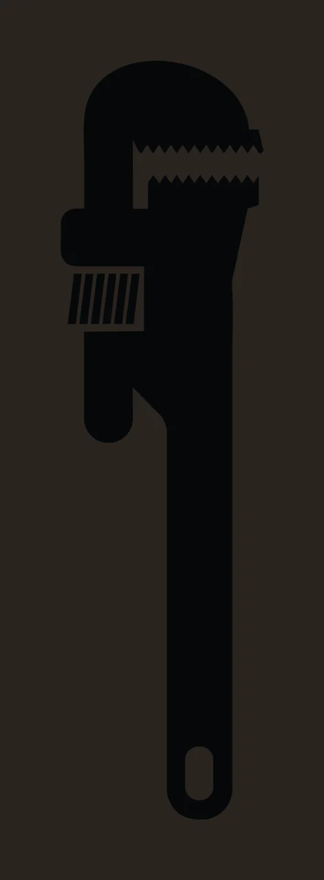 Can Glass Wrap Heavy Duty Pipe Wrench Icon contrast preview thumbnail