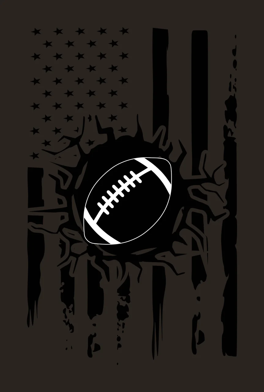 Flag Distressed American Graphic With A Central Circular cracking contrast preview thumbnail