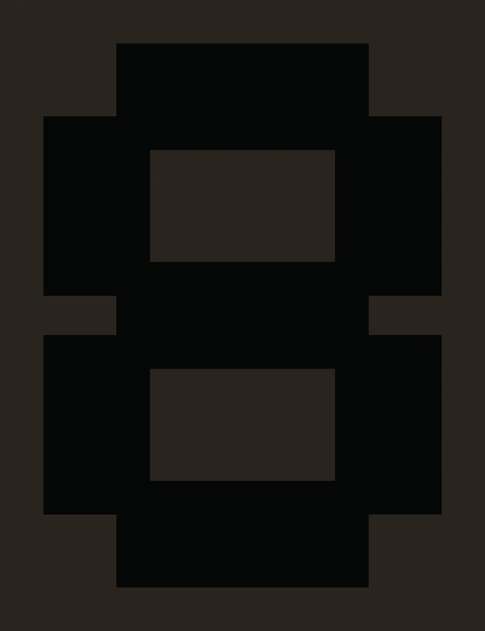 Can Glass Wrap 8 Numeral Standing With Pixels contrast preview thumbnail