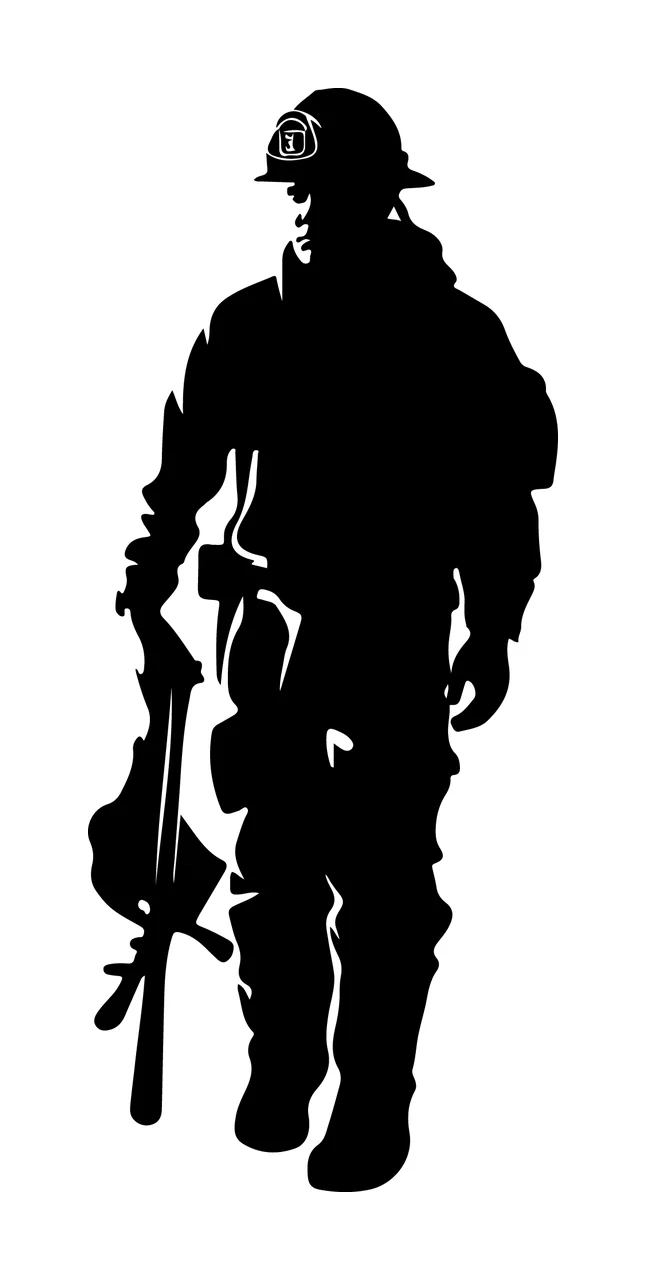Person Wearing A Hard Hat Silhouette standing clothing gear
