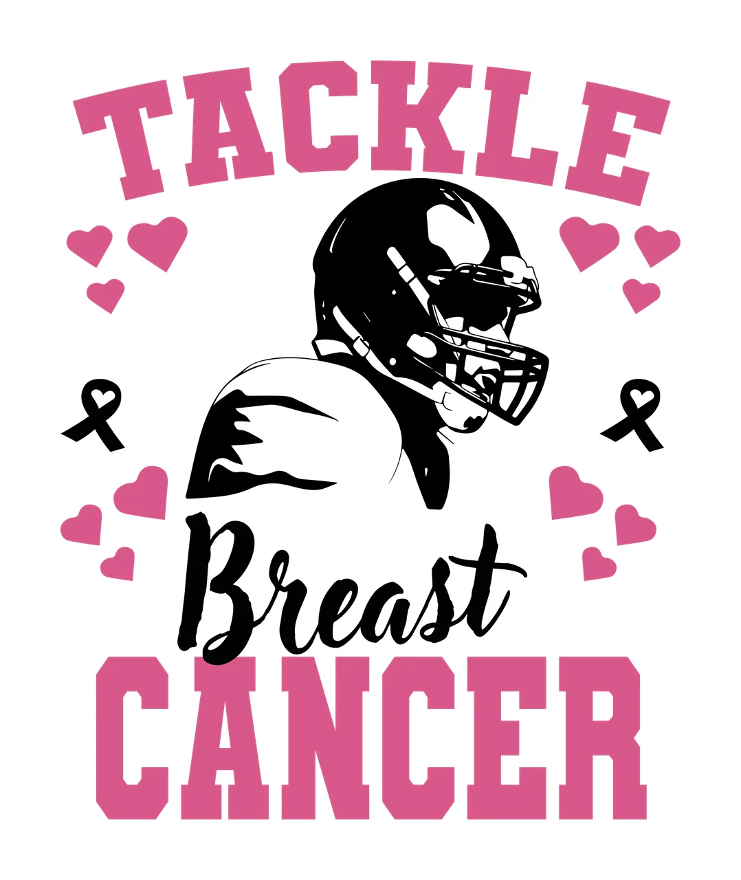 Cancer Football Plus awareness ribbon survivor hope support