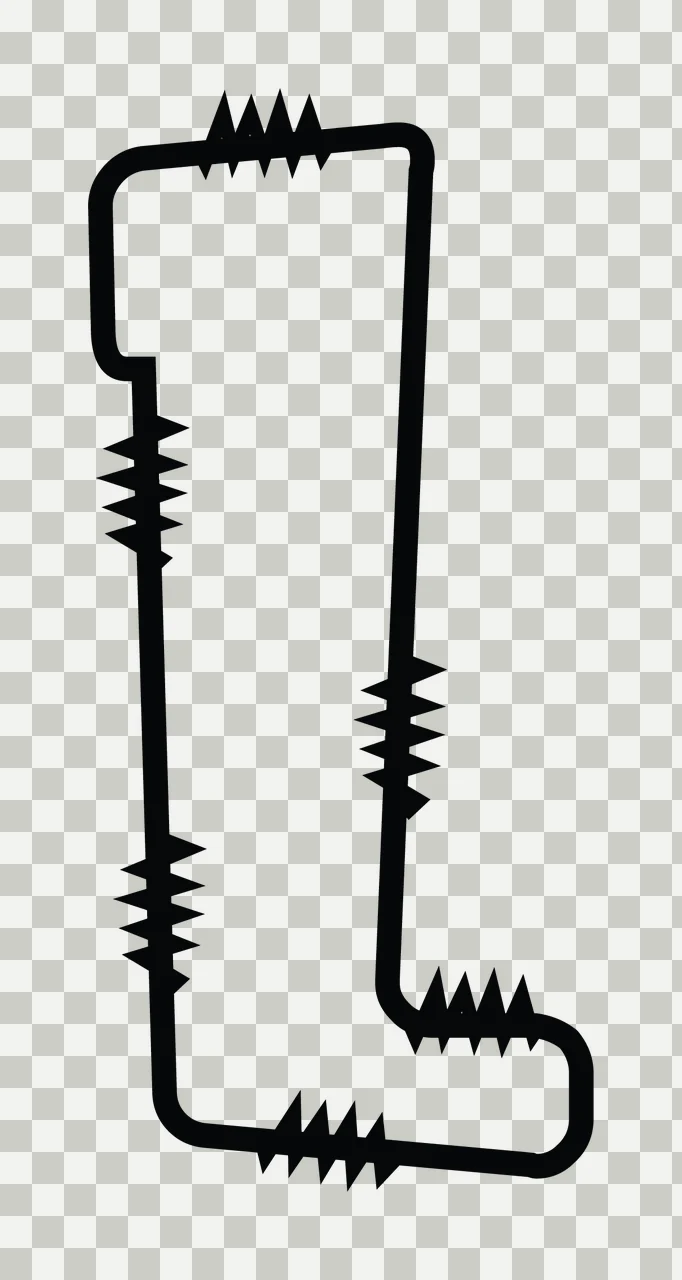 Letters Doodle Character 02 hand drawn sketch whimsical scalable transparency and detail preview thumbnail